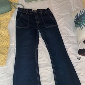 Flared jeans from francesca’s. Worn once!